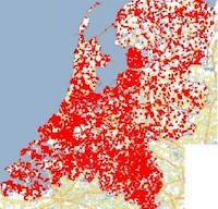 kaart vervuilde plekken in NL
